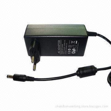 36W AC/DC Adapter with EU Plug and 100 to 240V AC Input Voltage, 12V/1A Output Voltage